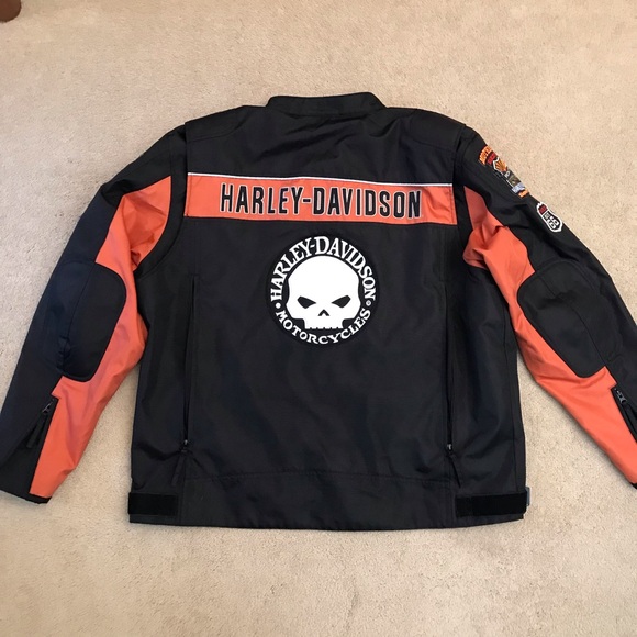 Harley Davidson Motorcycle Riding Jacket Mens 3XL XXXL  Las Vegas Kingman Patch - Picture 2 of 13